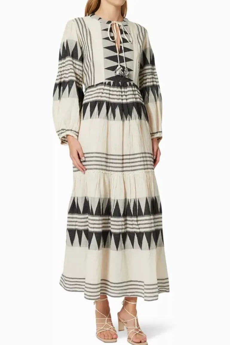 Pearl & Caviar Zakar Maxi Dress In Black