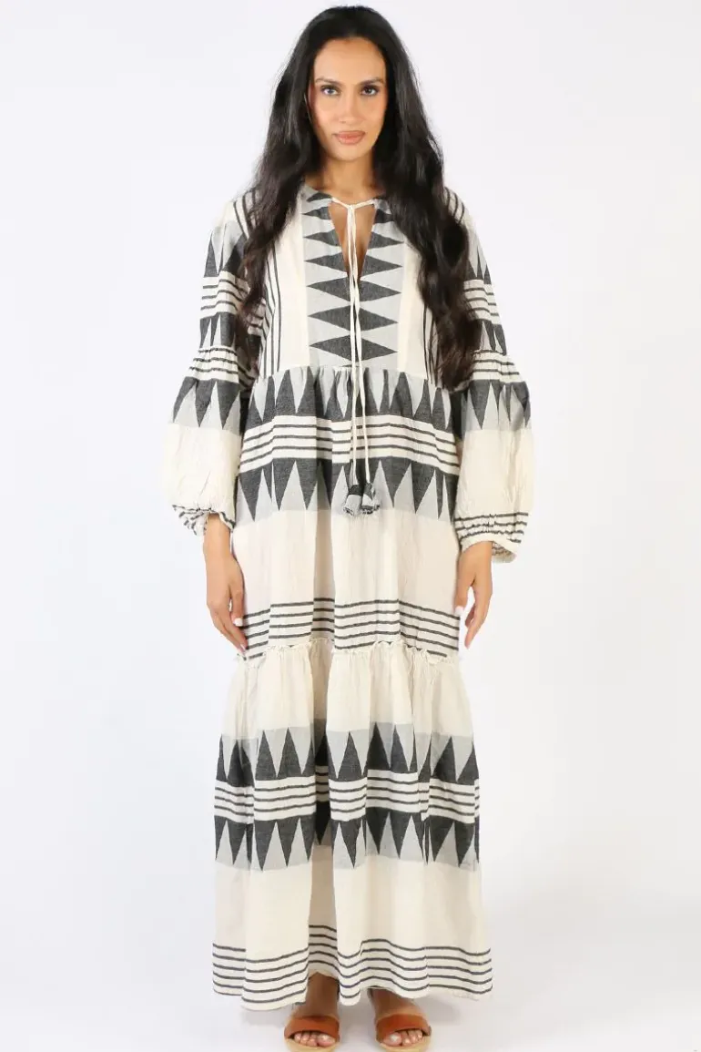 Pearl & Caviar Zakar Maxi Dress In Black
