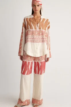 Pearl And Caviar Scorpios Zakar Shirt In Red