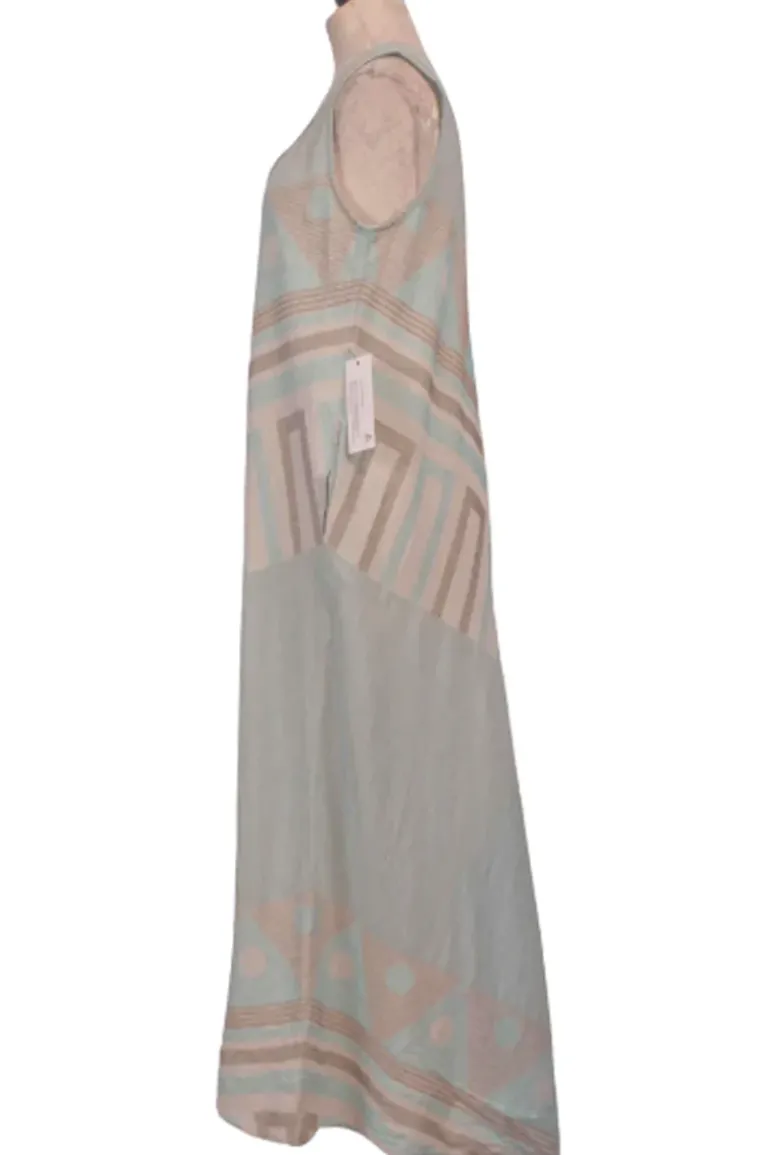 Pearl And Caviar Zakar Sleeveless Sifnos Dress In Aqua