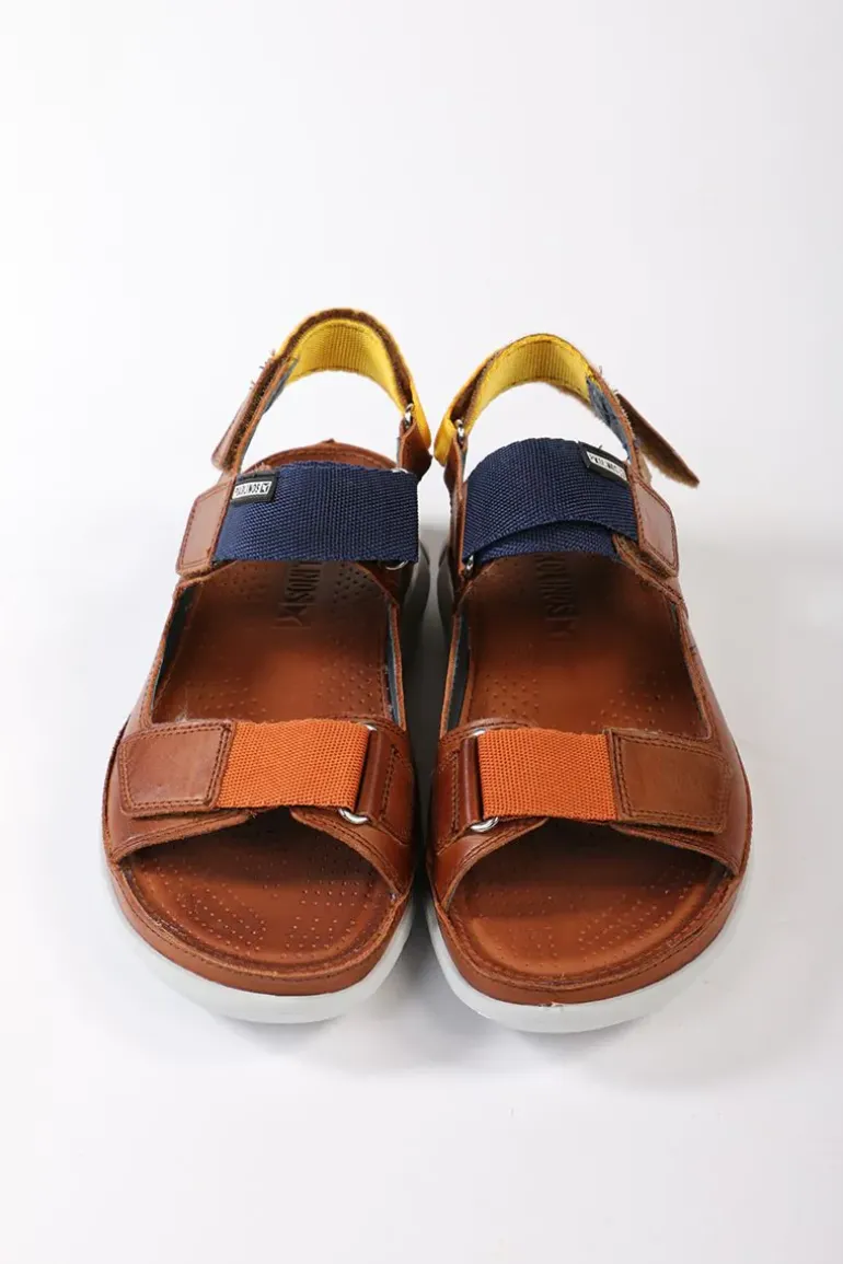 Pikolinos Multi Sandal In Tan
