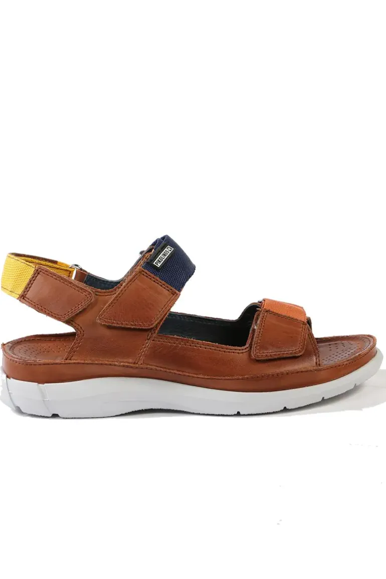 Pikolinos Multi Sandal In Tan