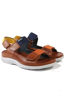 Pikolinos Multi Sandal In Tan