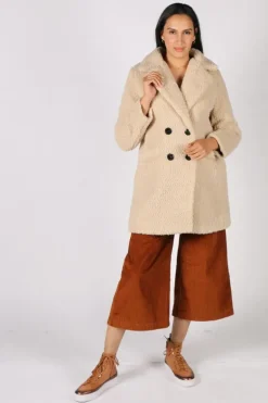 Ping Pong Teddy Coat In Oatmeal