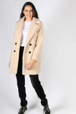 Ping Pong Teddy Coat In Oatmeal