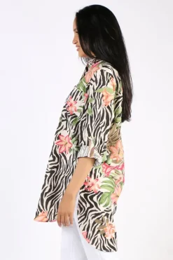 Ping Pong Tropical Animal Print Shirt