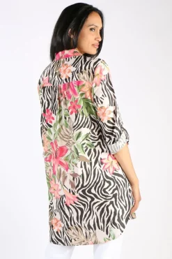 Ping Pong Tropical Animal Print Shirt