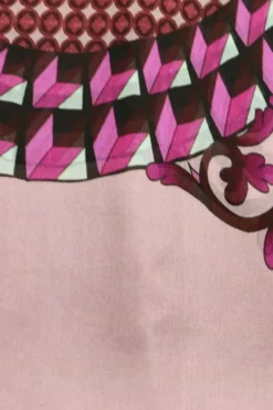 Pink Art Deco Scarf By Namaskar