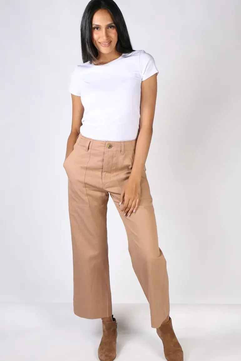 POL Canter Pant In Tan