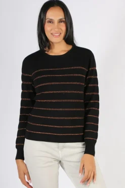 POL Gizelle Jumper In Black