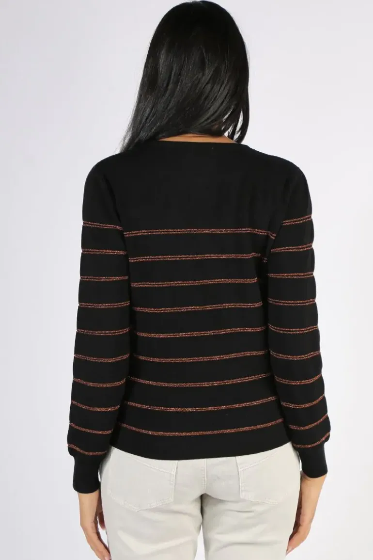 POL Gizelle Jumper In Black