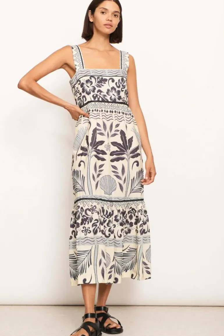 POL Paradaise Palm Print Maxi Dress