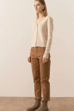 POL Willow Cardigan In Shell