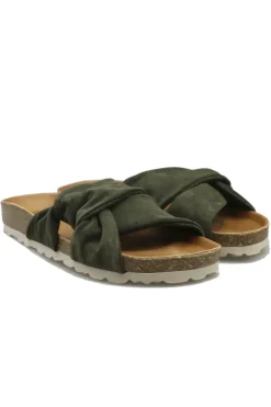 Roma Sandal By Verbenas In Khaki