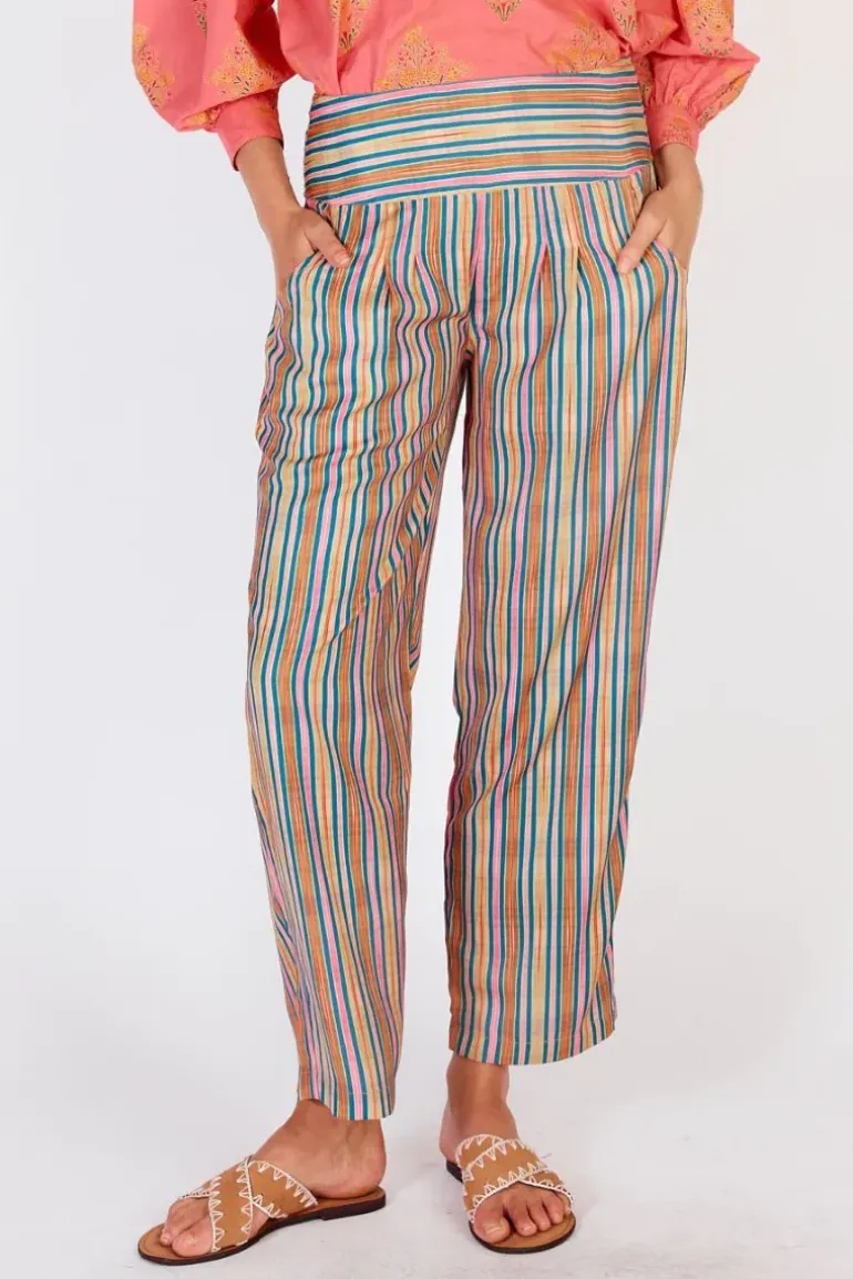 Rubyyaya Vivid Pant In Multi