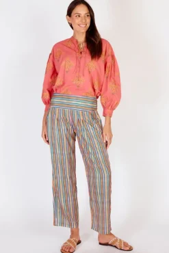 Rubyyaya Vivid Pant In Multi