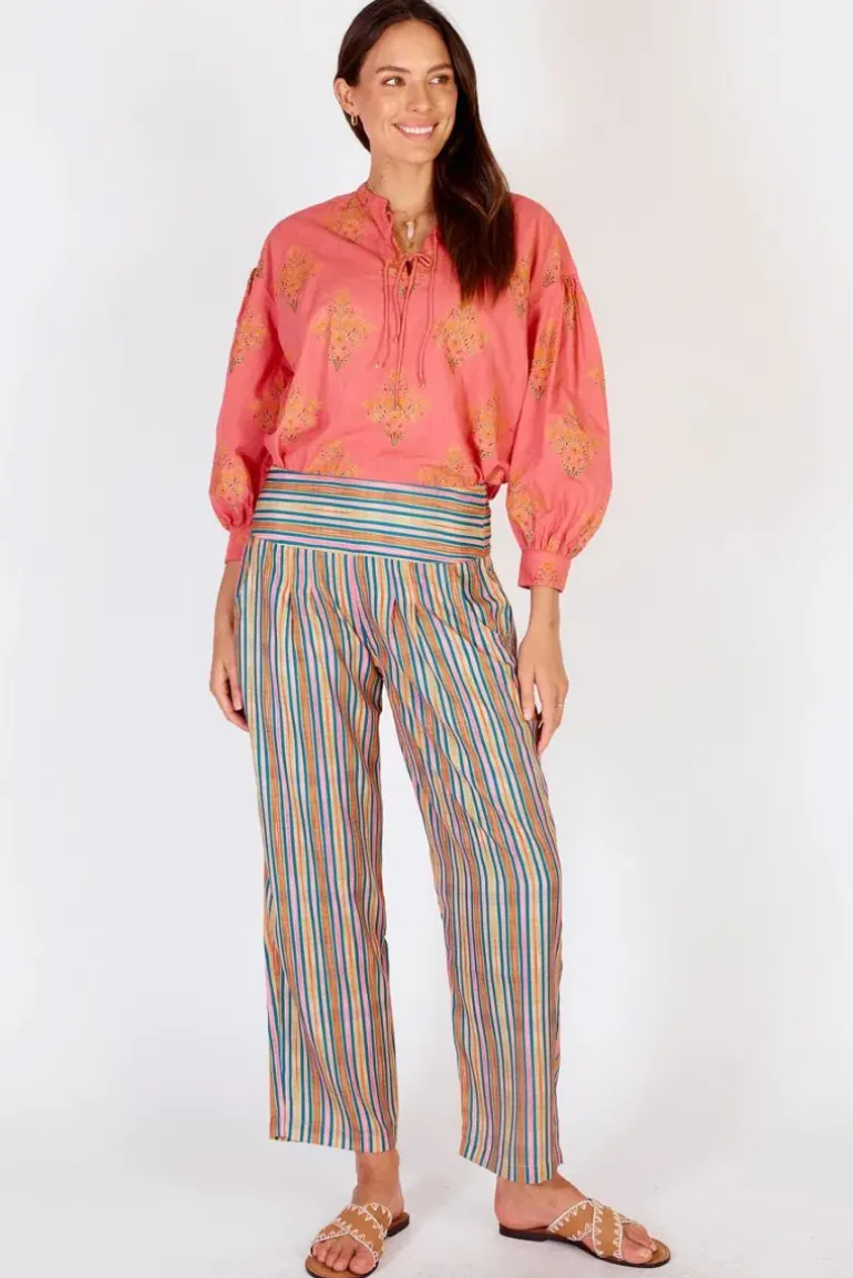Rubyyaya Vivid Pant In Multi
