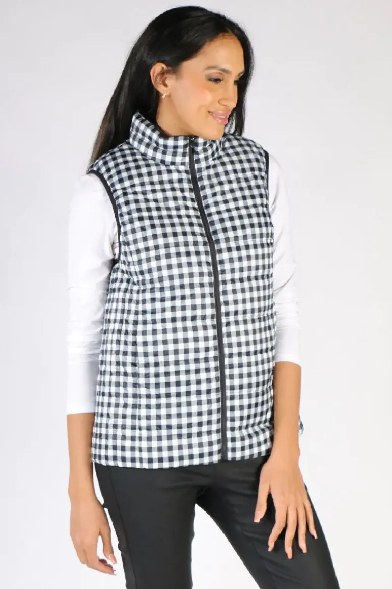 Sabena Reversible Vest In Check
