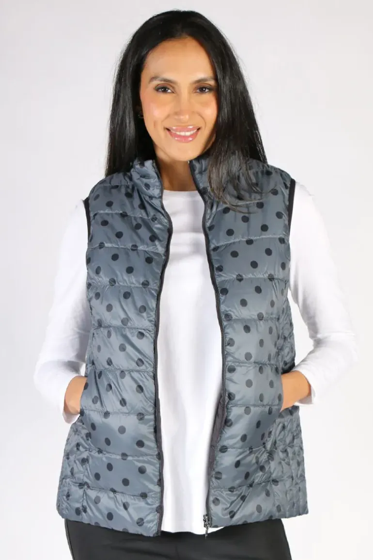 Sabena Reversible Vest In Spot