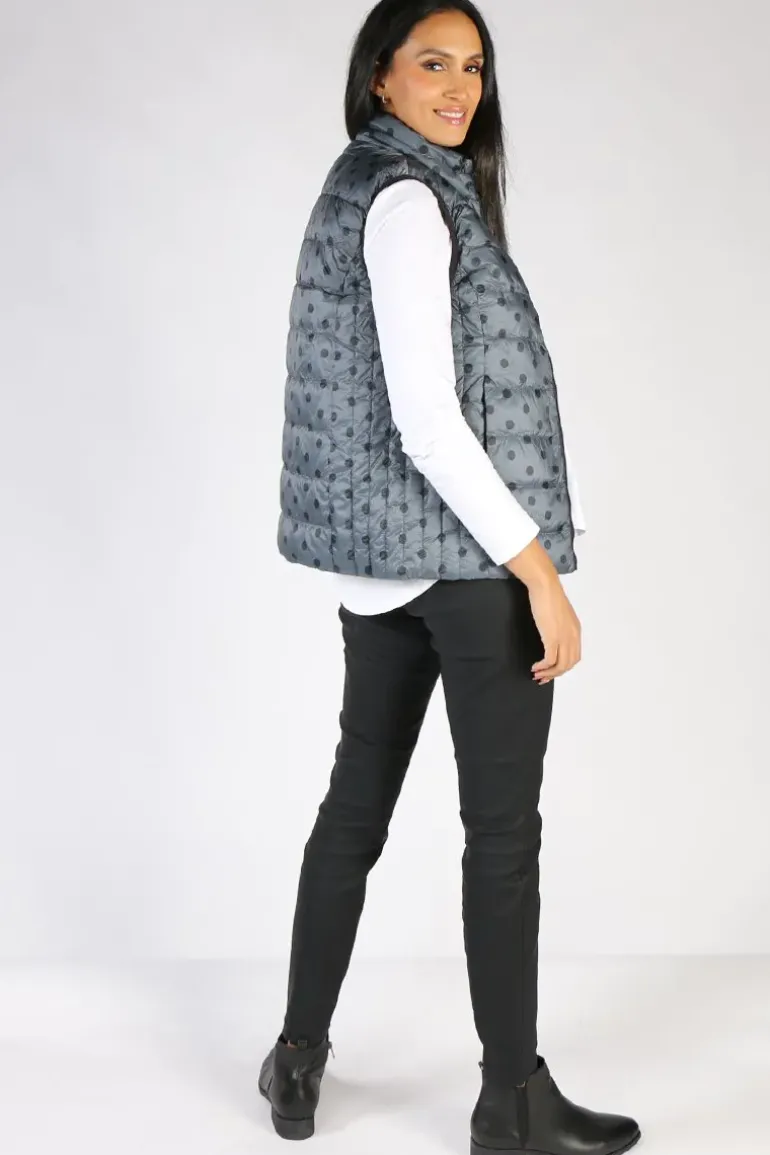 Sabena Reversible Vest In Spot