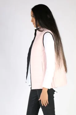 Sabena Reversible Vest In Pink