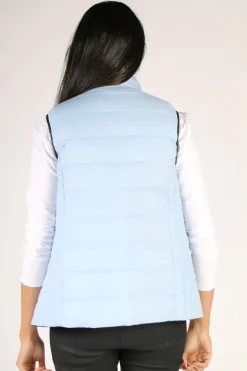 Sabena Reversible Vest In Sky