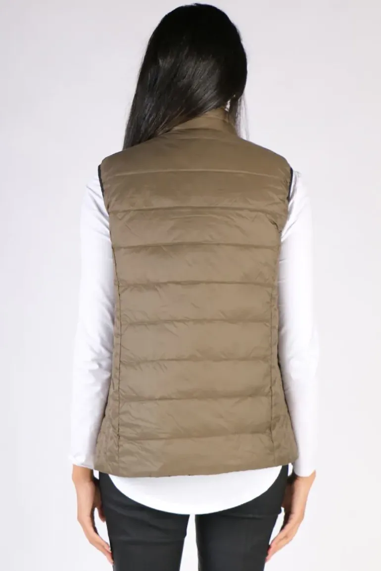 Sabena Reversible Vest In Olive