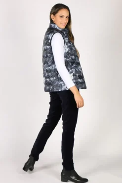 Sabena Reversible Vest In Marble