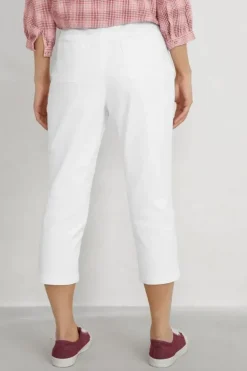 Seasalt Albert Quay Crop Pant In Salt