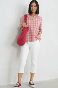 Seasalt Albert Quay Crop Pant In Salt