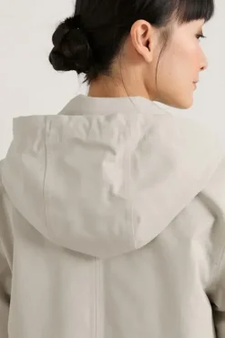 Seasalt Cloudburst Macintosh Everyday Hooded Coat In Driftwood