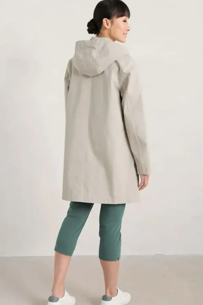 Seasalt Cloudburst Macintosh Everyday Hooded Coat In Driftwood