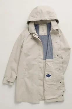 Seasalt Cloudburst Macintosh Everyday Hooded Coat In Driftwood