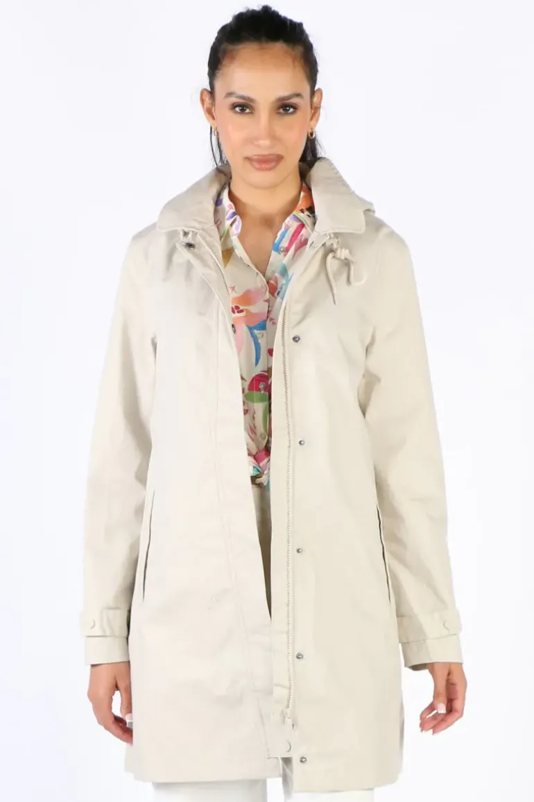 Seasalt Cloudburst Macintosh Everyday Hooded Coat In Driftwood