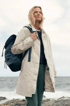 Seasalt Cloudburst Macintosh Everyday Hooded Coat In Driftwood