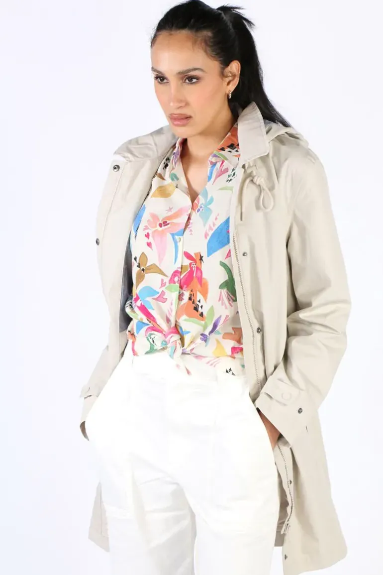 Seasalt Cloudburst Macintosh Everyday Hooded Coat In Driftwood