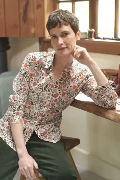 Seasalt Folklore Bloom Aran Larissa Shirt In Multi