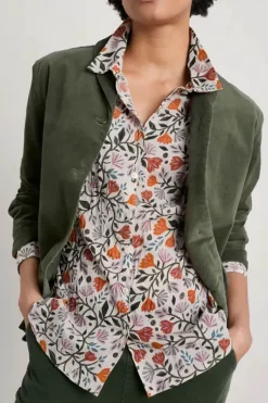 Seasalt Folklore Bloom Aran Larissa Shirt In Multi