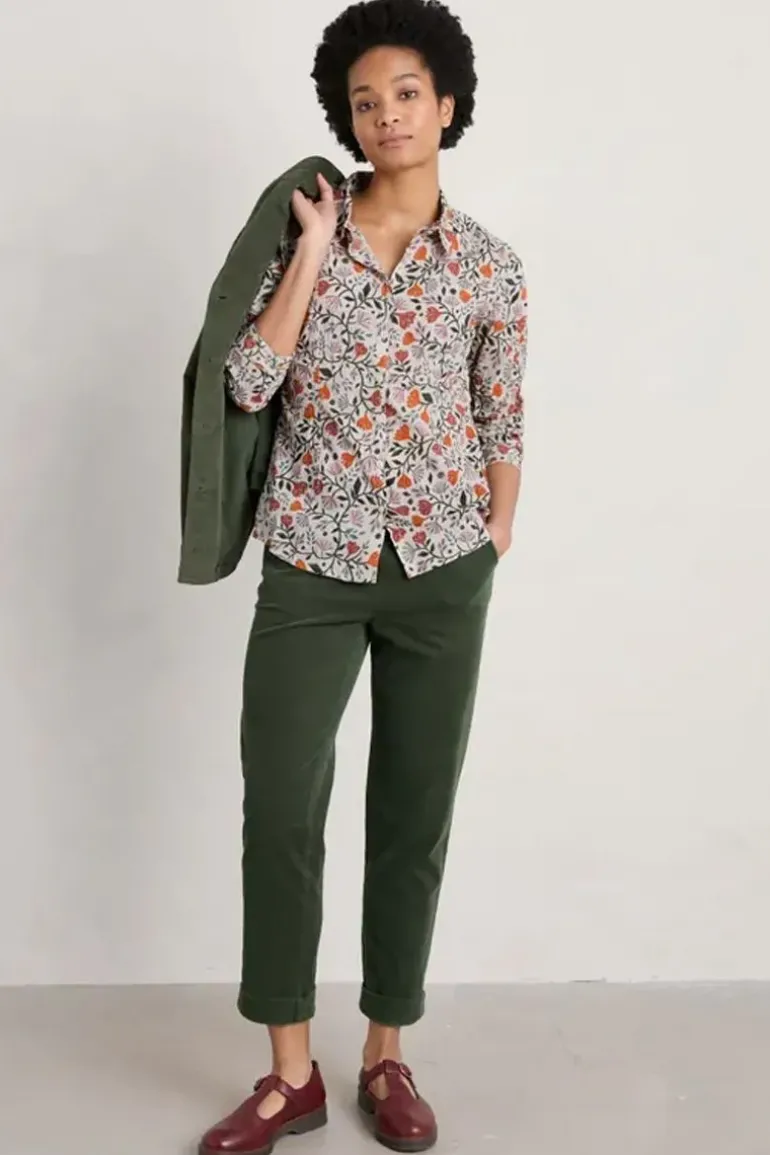Seasalt Folklore Bloom Aran Larissa Shirt In Multi