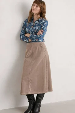 Seasalt Smudged Carnation Larissa Shirt In Floral