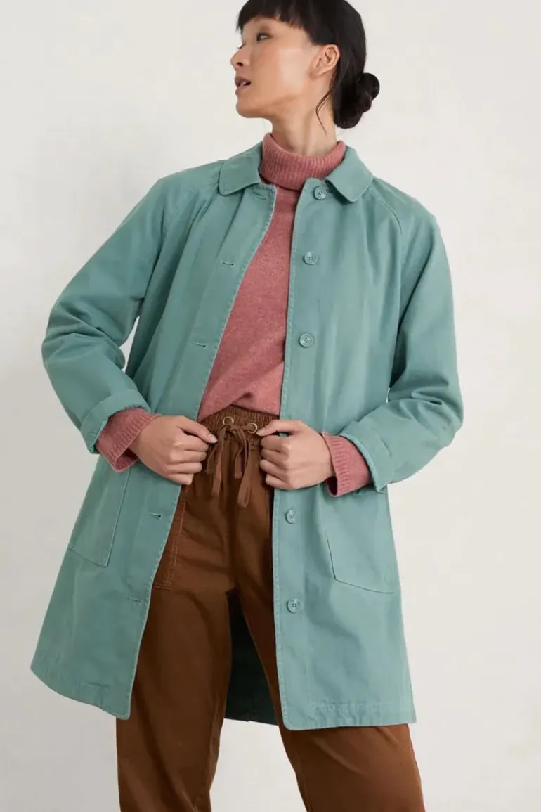 Seasalt Thyme Roberts Coat In Green
