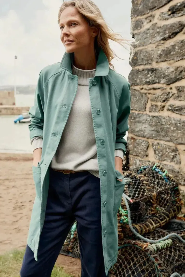 Seasalt Thyme Roberts Coat In Green