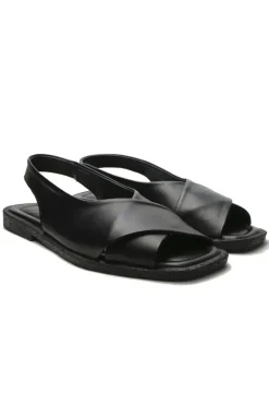 Sempre Di Crossover Sandal In Black
