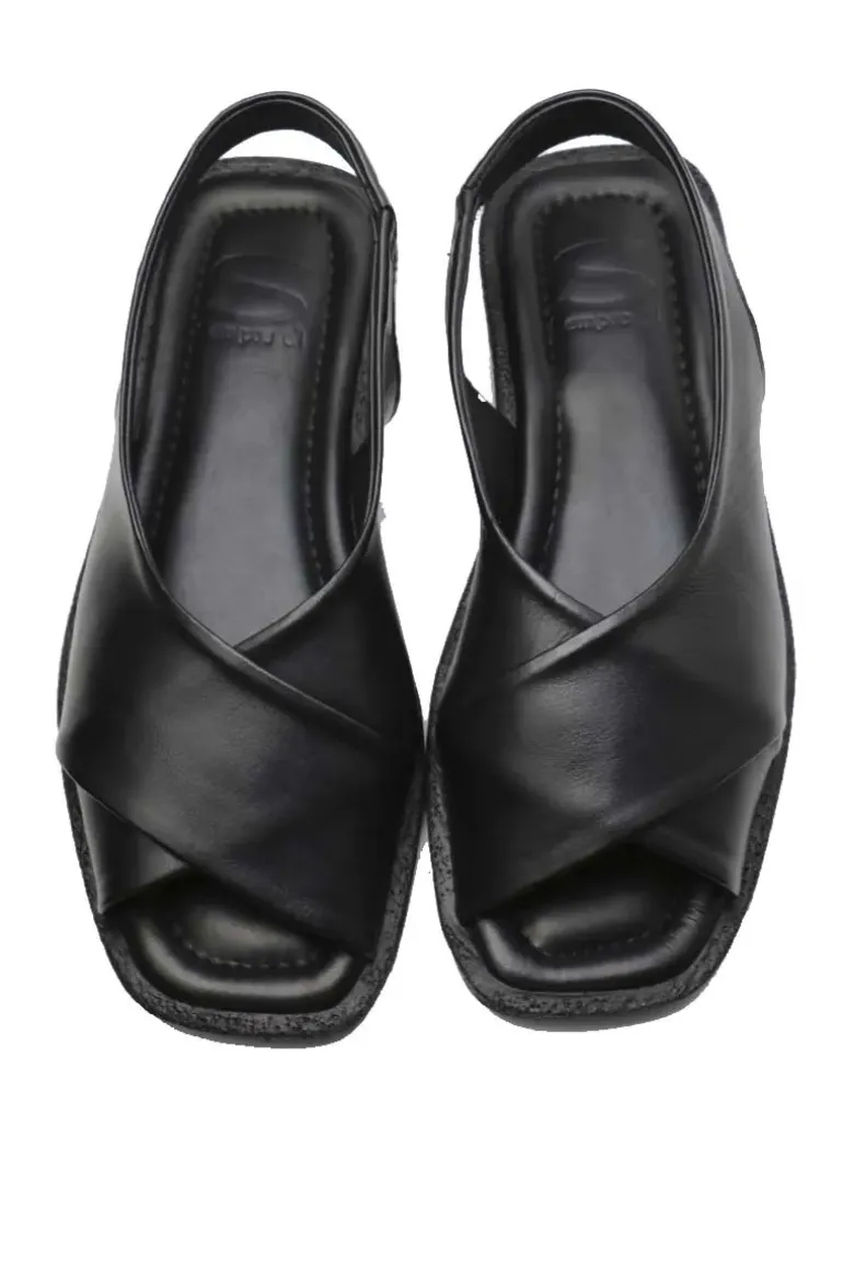 Sempre Di Crossover Sandal In Black