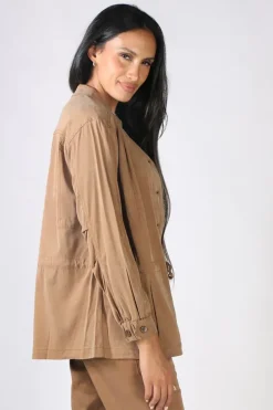 Steel Jacket By Lania In Tan