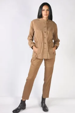 Steel Jacket By Lania In Tan