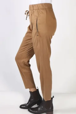 Steel Pant By Lania In Tan