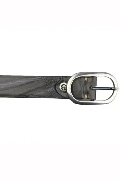Stringray Oval Belt By B.Belt In Steel