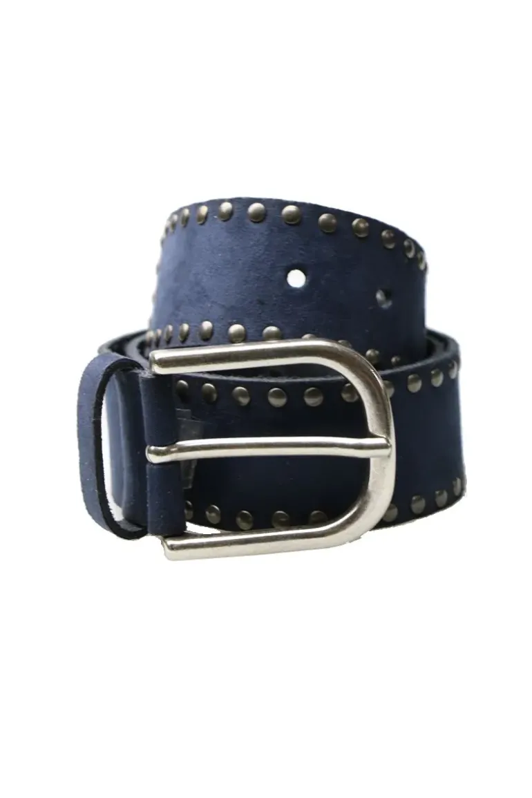 Studded Belt By Vanzetti In Navy