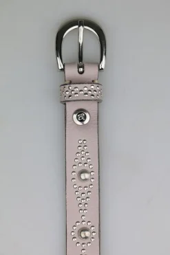 Svana Skinny Belt By B.Belt In Pink